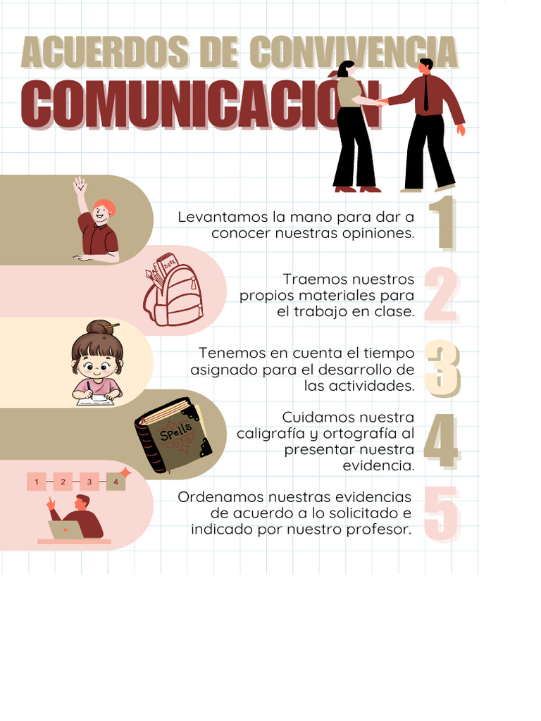 Fun Illustration Meeting Room Rules Poster PDF