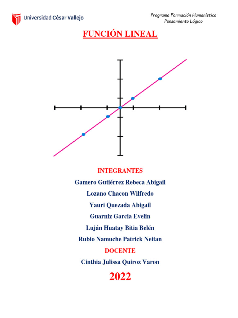 Sesion 12-Funcin Lineal | Descargar gratis PDF | Matemticas Aplicadas ...