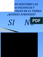 Jugando Descubro Las Aguas Oceanicas y Continentales de La Tierra