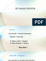 Konsep Dasar Statistik