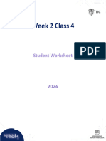 W2 C4 Student Worksheet