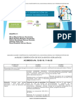 Análisis y Disertación de Documentos Normativos