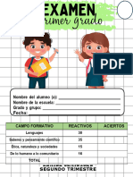 Examen 1ro - Segundo Trimestre