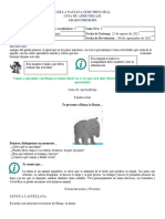 Guía de Aprendizaje 7 Grado 1° P3 2021