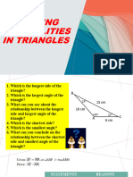 Proving Inequalities in Triangles