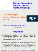 Apresentacao - Geologia e Minas (Aula 1-2015) - Cópia