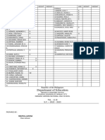 Lists of Grade 11B Students