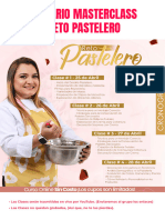 Temario y Recetas - Reto Pastelero