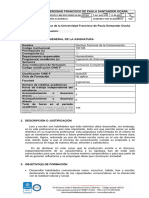 Microcurriculo Eleciva Tecnicas de La Comunicación