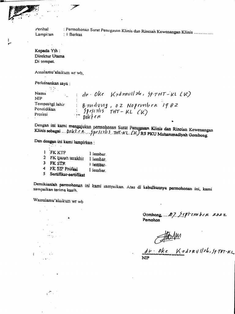 Proses Rekredensial & SPK RKK (DR Oke) Copi M Rully | PDF