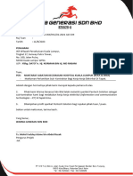 339 Makluman Perlantikan NSC (Nominated Sub-Contractor) Bagi Kerja Kerja Elektrikal (ICT)