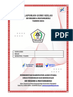 LAPORAN GURU KELAS SDN 6 MATANGKULI