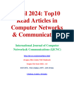 April 2024 - Top 10 Read Articles in Computer Networks & Communications