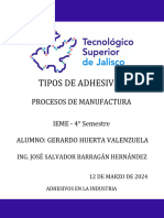 Tipos de Adhesivos