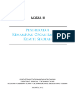 Modul III Peningkatan Kemampuan Organisasional Komite Sekolah