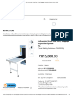 Buy Unbranded Small Size X-Ray Baggage Inspection System Online - GeM