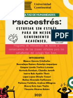 Programa de intervención -PSICOESTRÉS- - Colegio San Juan