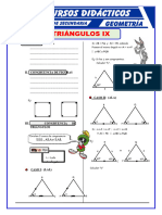 Ejercicios de Congruencia de Triangulos para Segundo de Secundaria