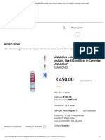 Buy ANABOND Industrial Grade Silicone sealant, Size 310 milliliter in Cartridge online _ GeM