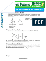 Triangulos y Rectangulos Notables para Segundo de Secundaria