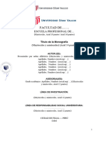 Estructura de Trabajo de Investigación UCV