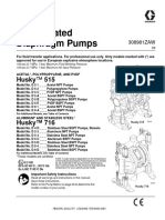 BWTS Air Operated Sample Pump Husky 716 Drawing