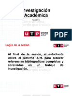 S03.s2 - Remota - Investigación Académica-Referencias APA