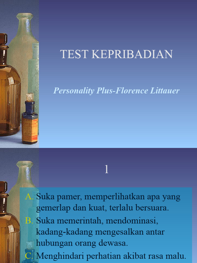 Test Kepribadian | PDF
