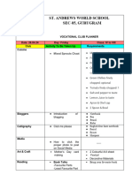 Vocational Club Planner