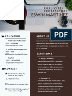 Blue and White Creative Resume