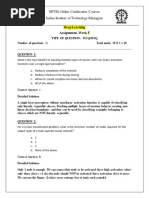 DEEP LEARNING IIT Kharagpur Assignment - 5 - 2024