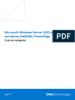 Microsoft Windows Server 2022 Install Guide Es MX