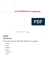 SQL-Data Definition Language: Sanjay Goel, School of Business, University at Albany, Suny