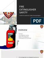 Fire Extinguisher Safety PPT - Light