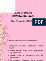 Konsep Dasar Kewirausahaan