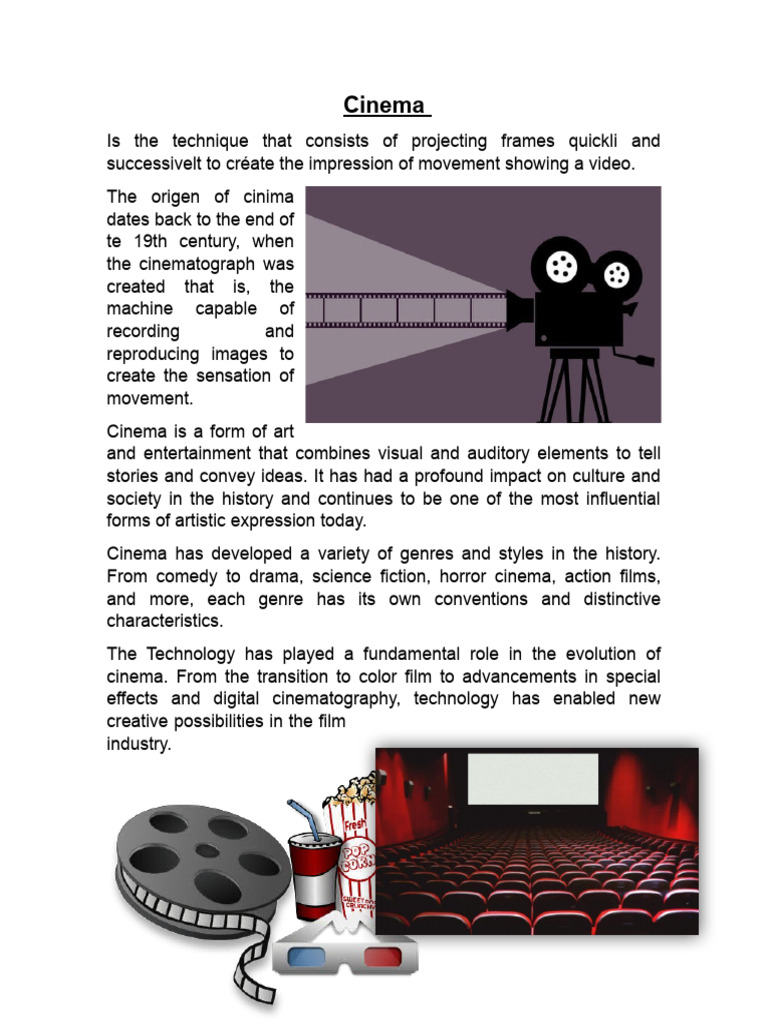 History and Evolution of Cinema | PDF
