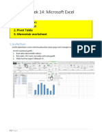 Pertemuan 14 - Microsoft Excel (Grafik Dan Pivot Table)