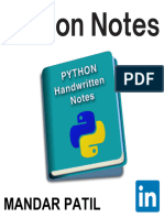 Python Handwritten Notes