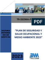 TR - SSOMA-PL-04-23 Plan de Seguridad, Salud Ocupacional