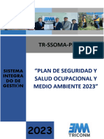 TR- SSOMA-PL-04-23 Plan de Seguridad, Salud Ocupacional