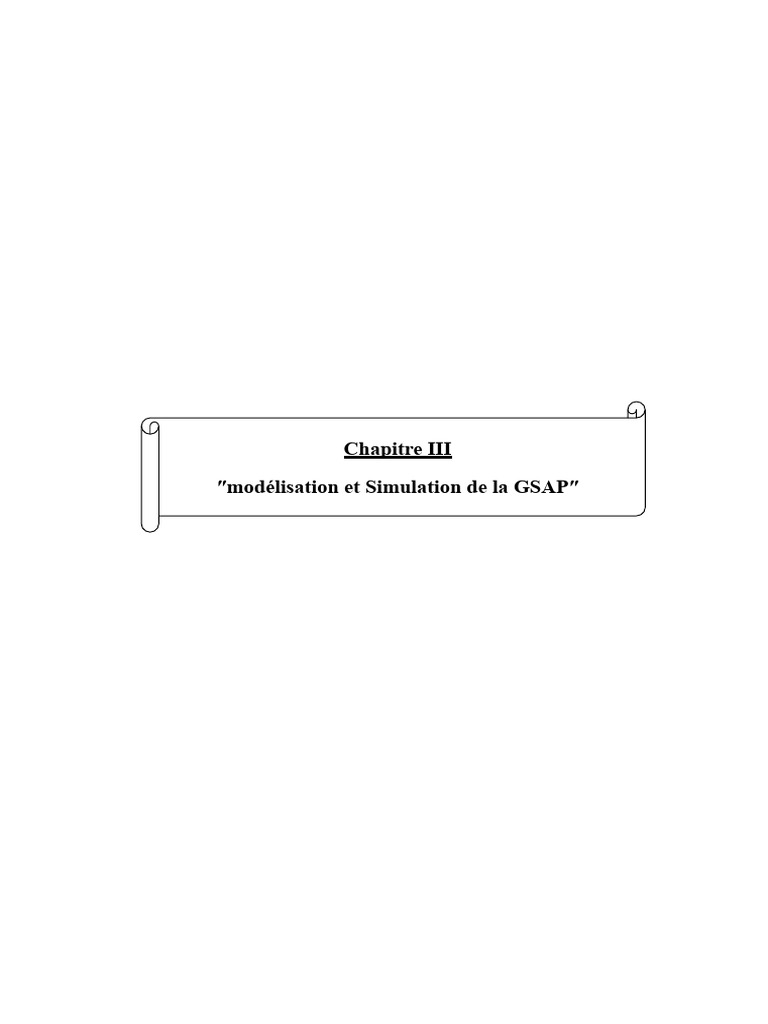Modélisation de la GSAP en simulation | PDF | Générateur électrique ...