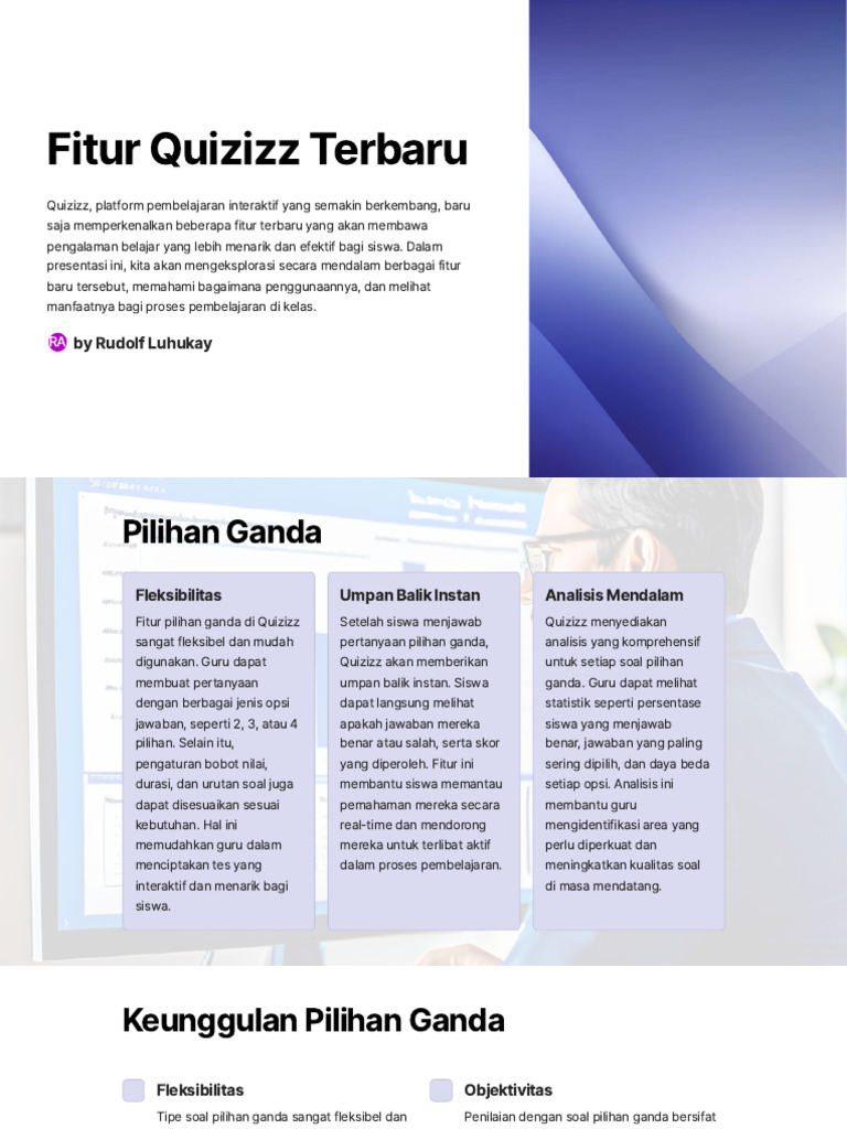 Fitur Quizizz Terbaru Pdf