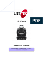 LED BEAM 80 Manual