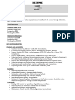 Resume Format