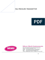 DIFFERETIAL PRESSURE TRANSMITTER