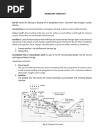 Notes For Prefinal Hydrology