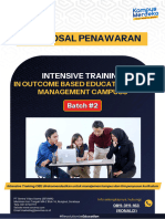 (Batch 2) Proposal Penawaran Intensive Training Manajamen OBE by SEVIMA