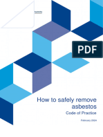 Draft Code of Practice - How To Safely Remove Asbestos