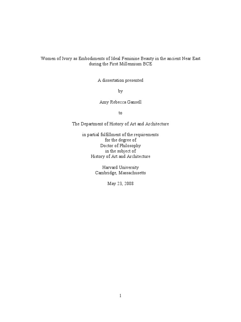 What is a dissertation image