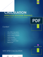 NPSH Calculation - Inprocess Booster